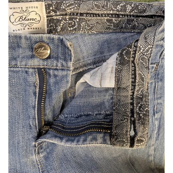 White House Black Market Denim Straight Leg Jeans - Picture 7 of 11